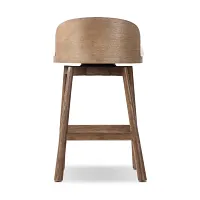 Four Hands Cloris Mid Tone 24" Swivel Barstool