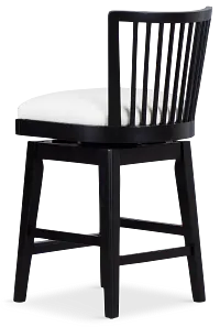 Southlake Black 24" Swivel Barstool