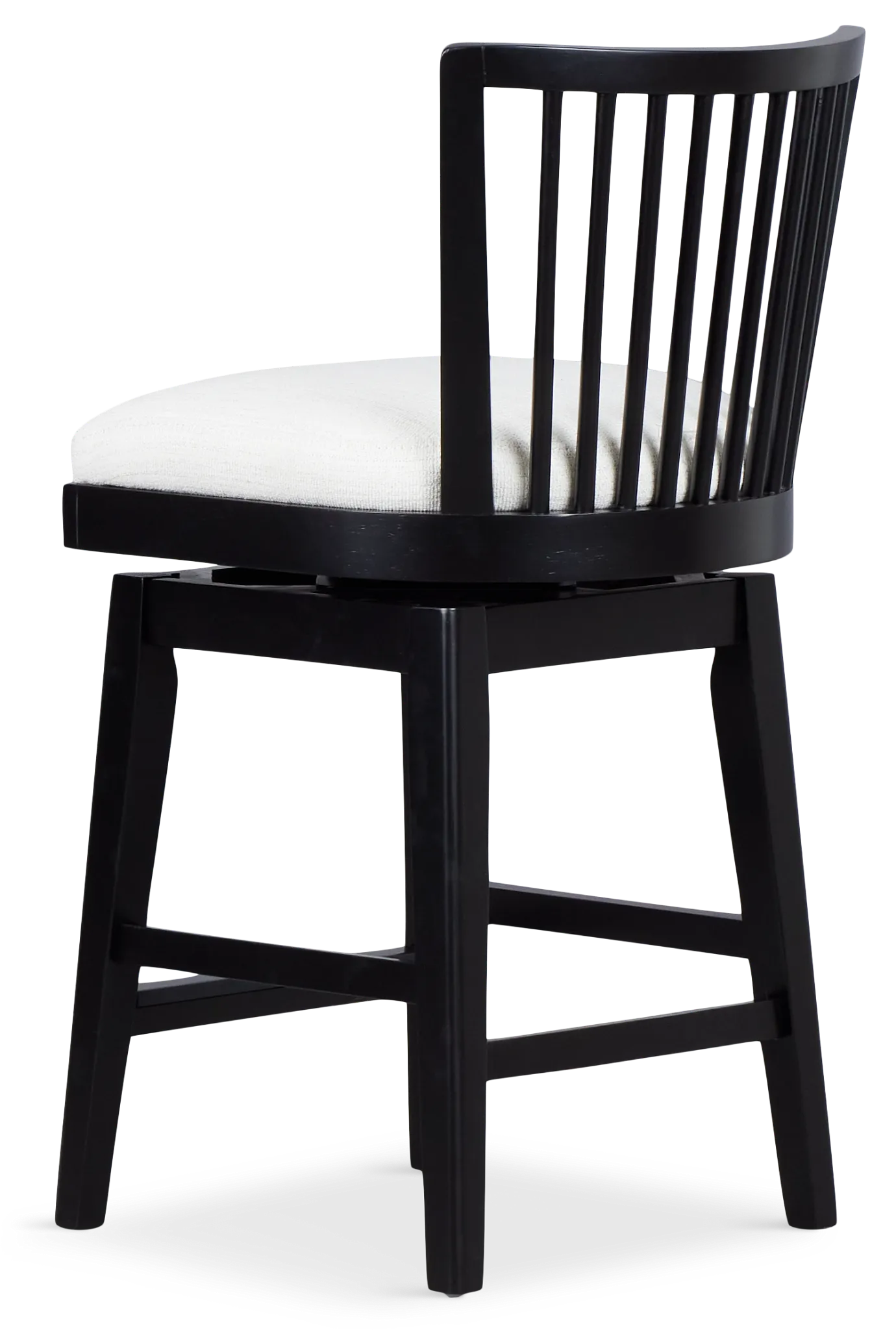 Southlake Black 24" Swivel Barstool