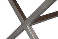 Haven Brown Chrome Stool