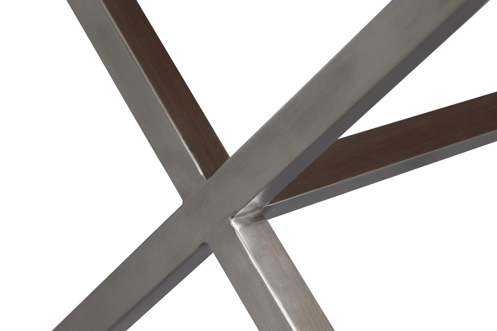 Haven Brown Chrome Stool