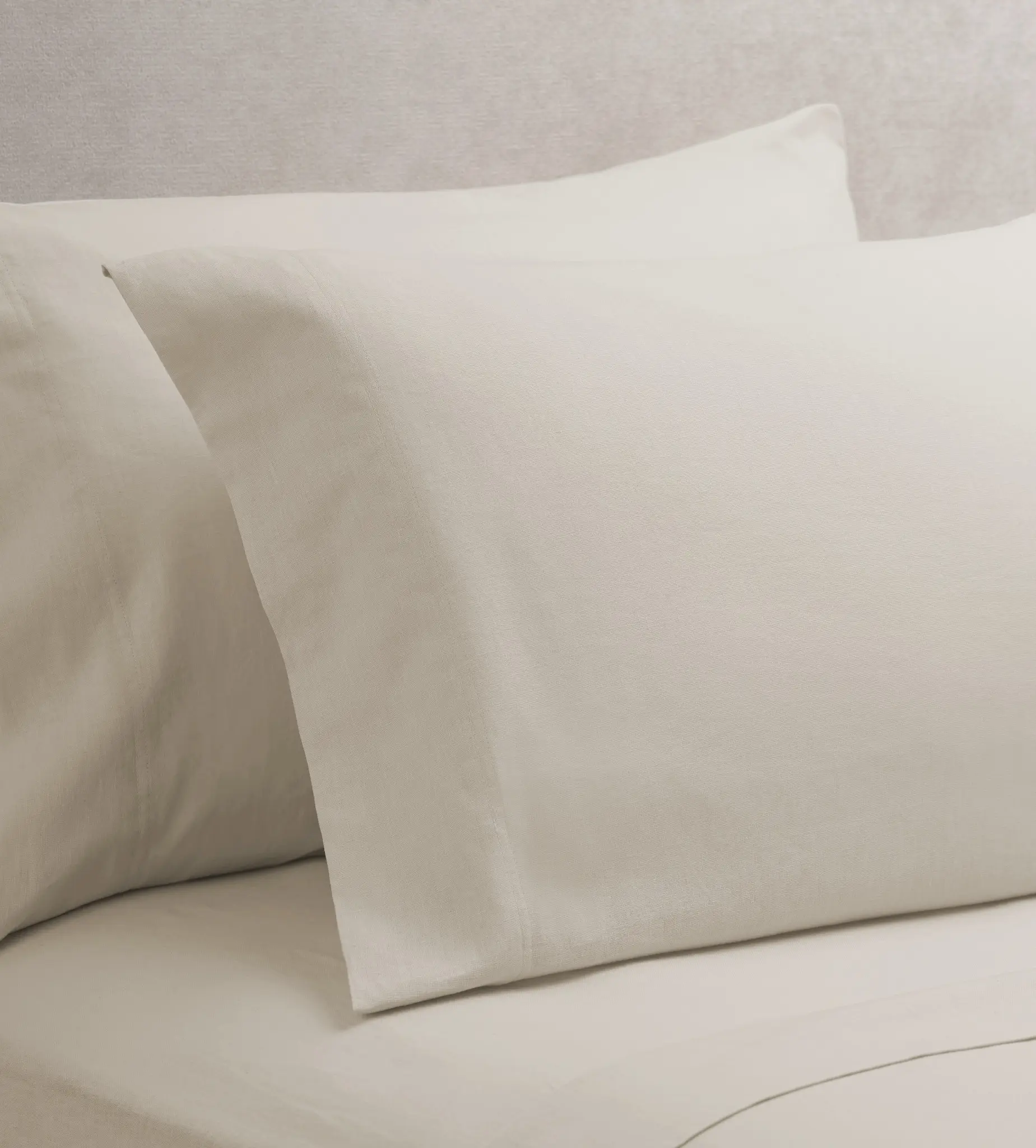 Rest & Renew Linen Blend Ivory Set Of 2 Pillowcases Rest & Renew Linen Blend Ivory Set Of 2 Pillowcases