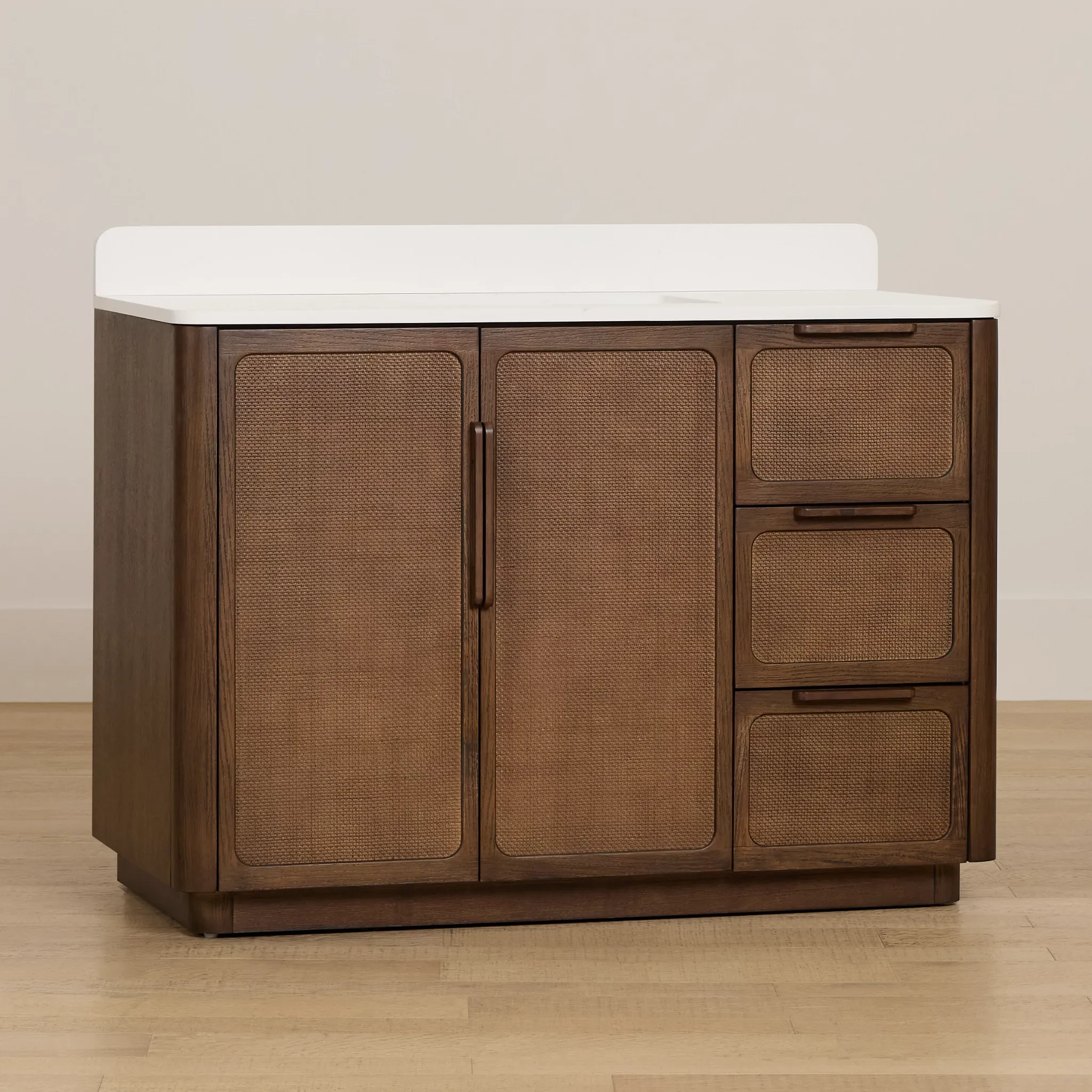 Pacific Mid Tone 48" Single Bathroom Vanity