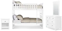 Charleston White Bunk Bed Bedroom