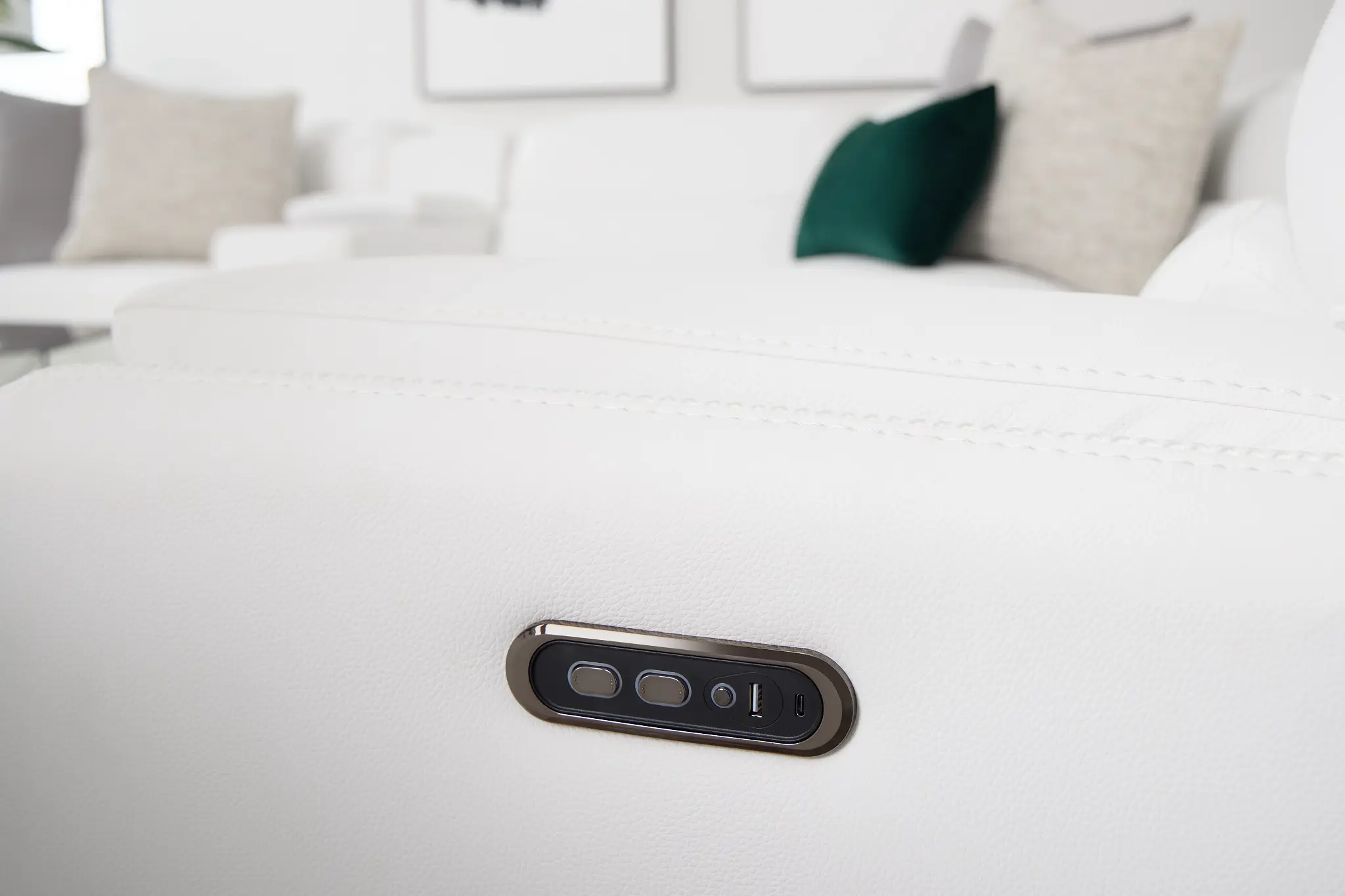 Jett White Micro Medium Triple Power 2-arm Sectional Jett White Micro Medium Triple Power 2-arm Sectional