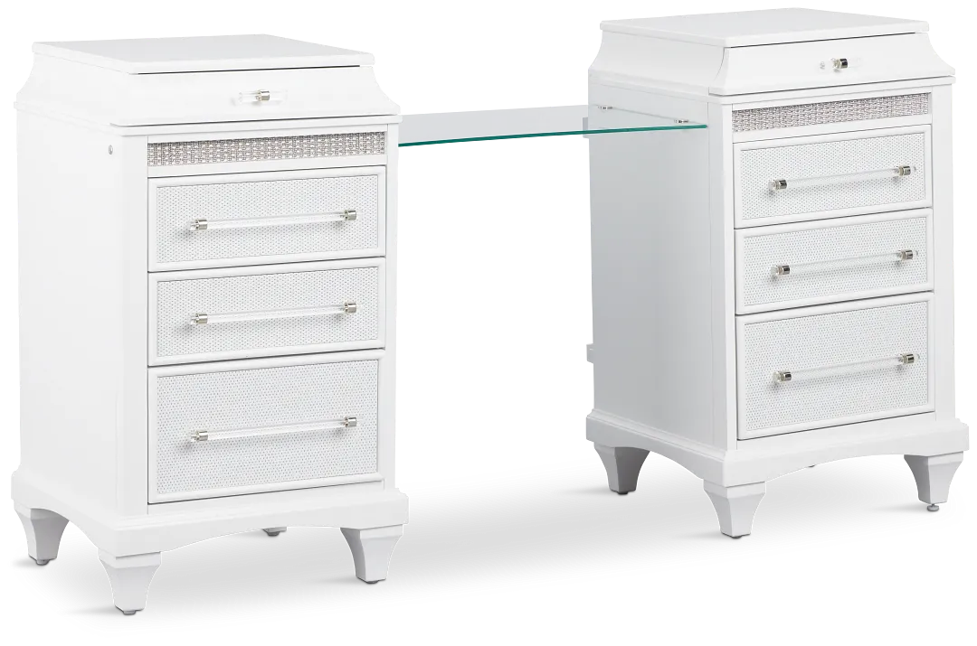 Milan White Vanity
