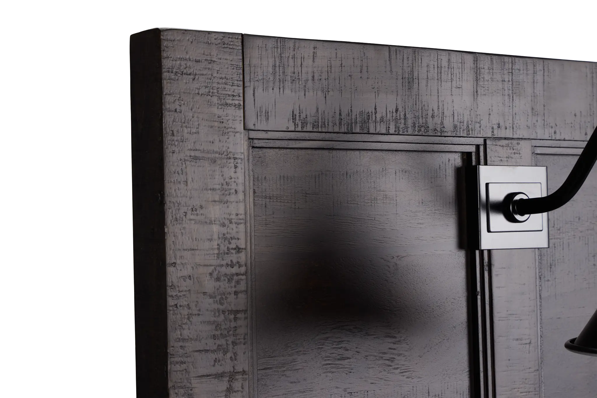 Heron Cove Dark Tone Panel Headboard With Lights Heron Cove Dark Tone Panel Headboard With Lights