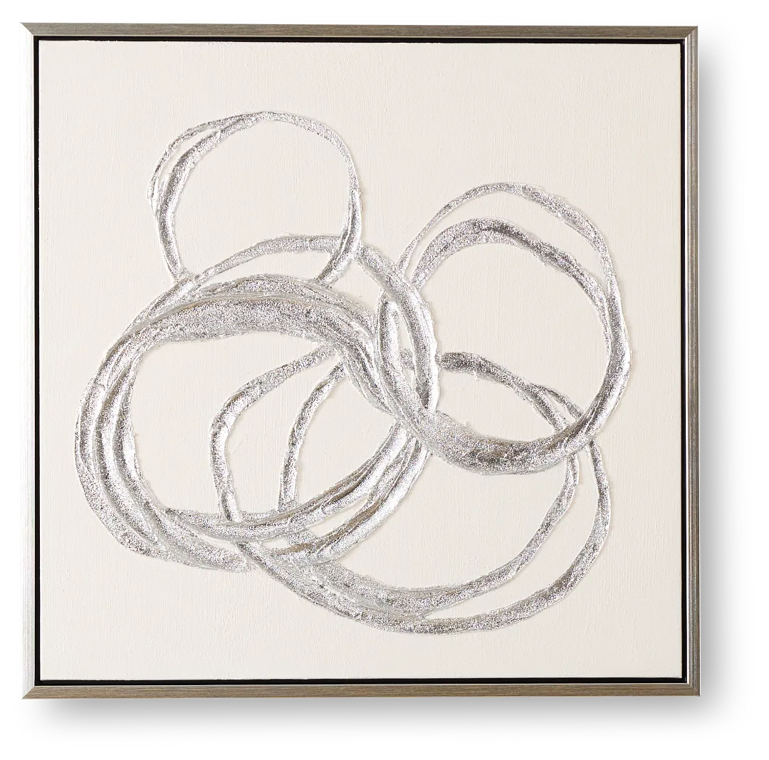 Anaya Silver Framed Wall Art