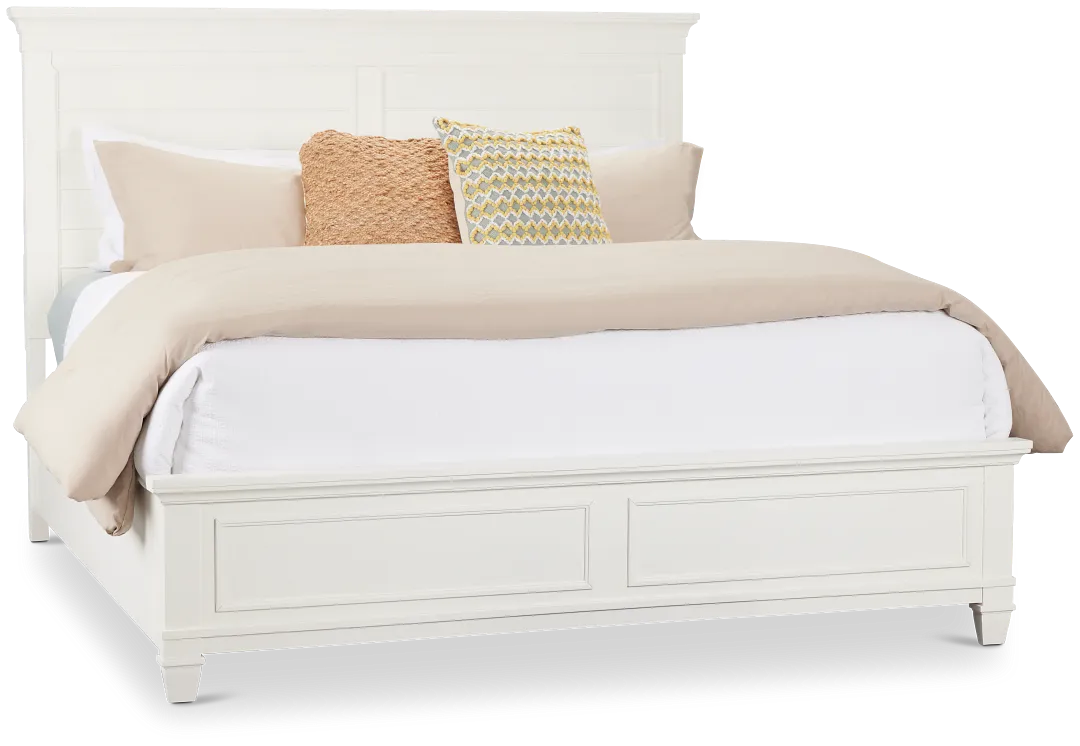 Cape Cod Ivory Panel Bed