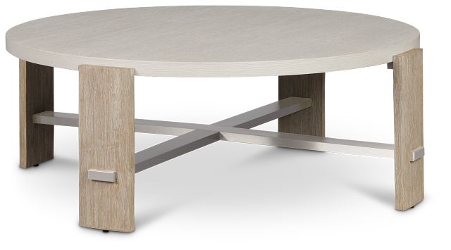 Miramar Ivory Round Cocktail Table