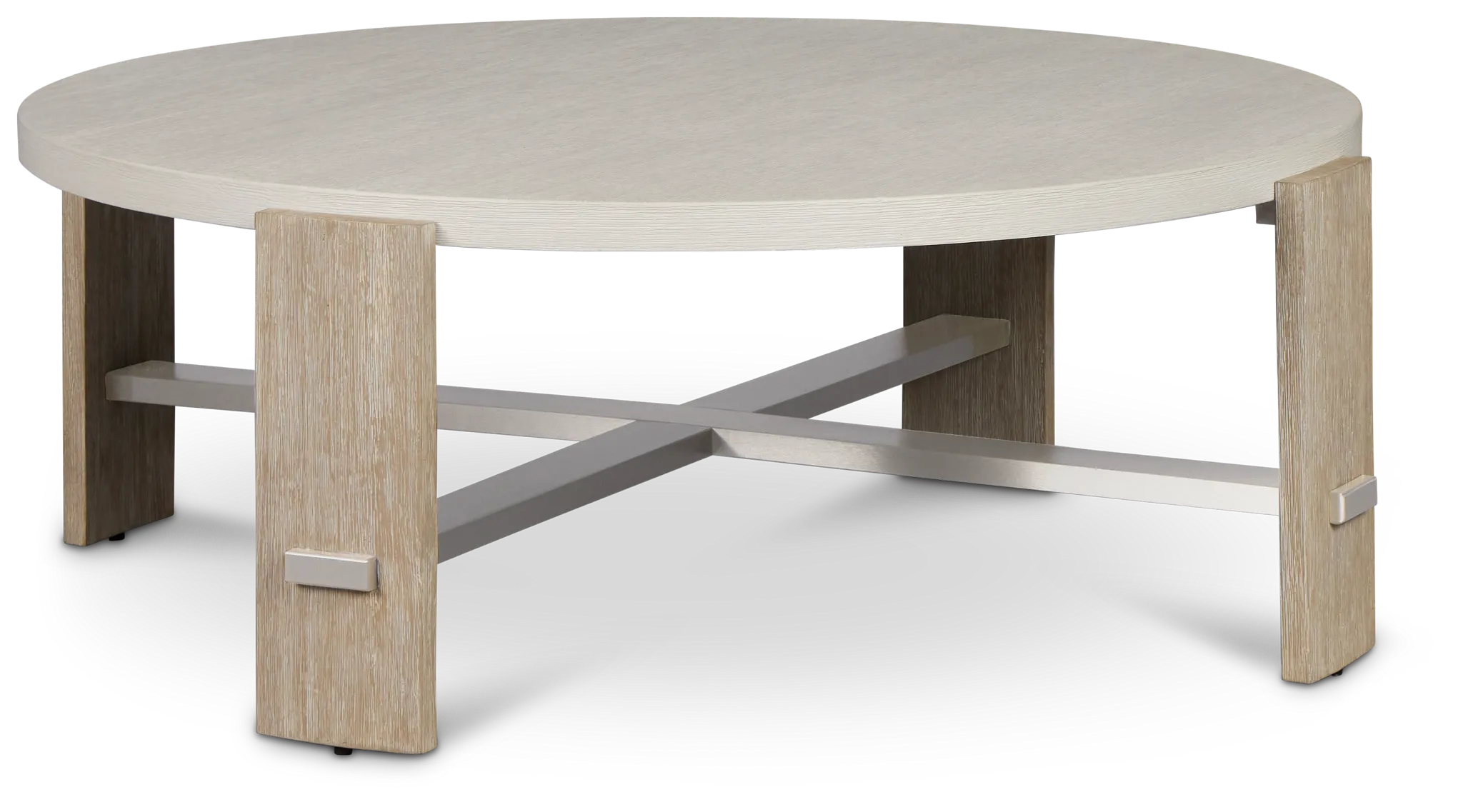 Miramar Ivory Round Cocktail Table