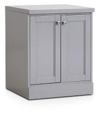 Newport Gray Door Cabinet