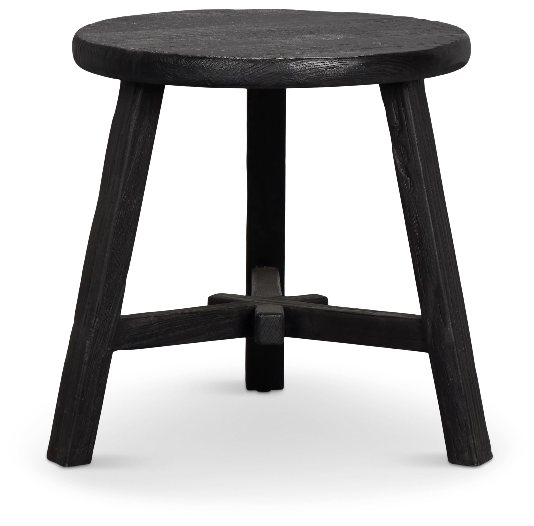 Ronan Black Round End Table