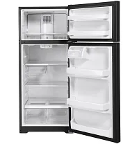 Ge 18 Series Black Top Freezer Refrigerator