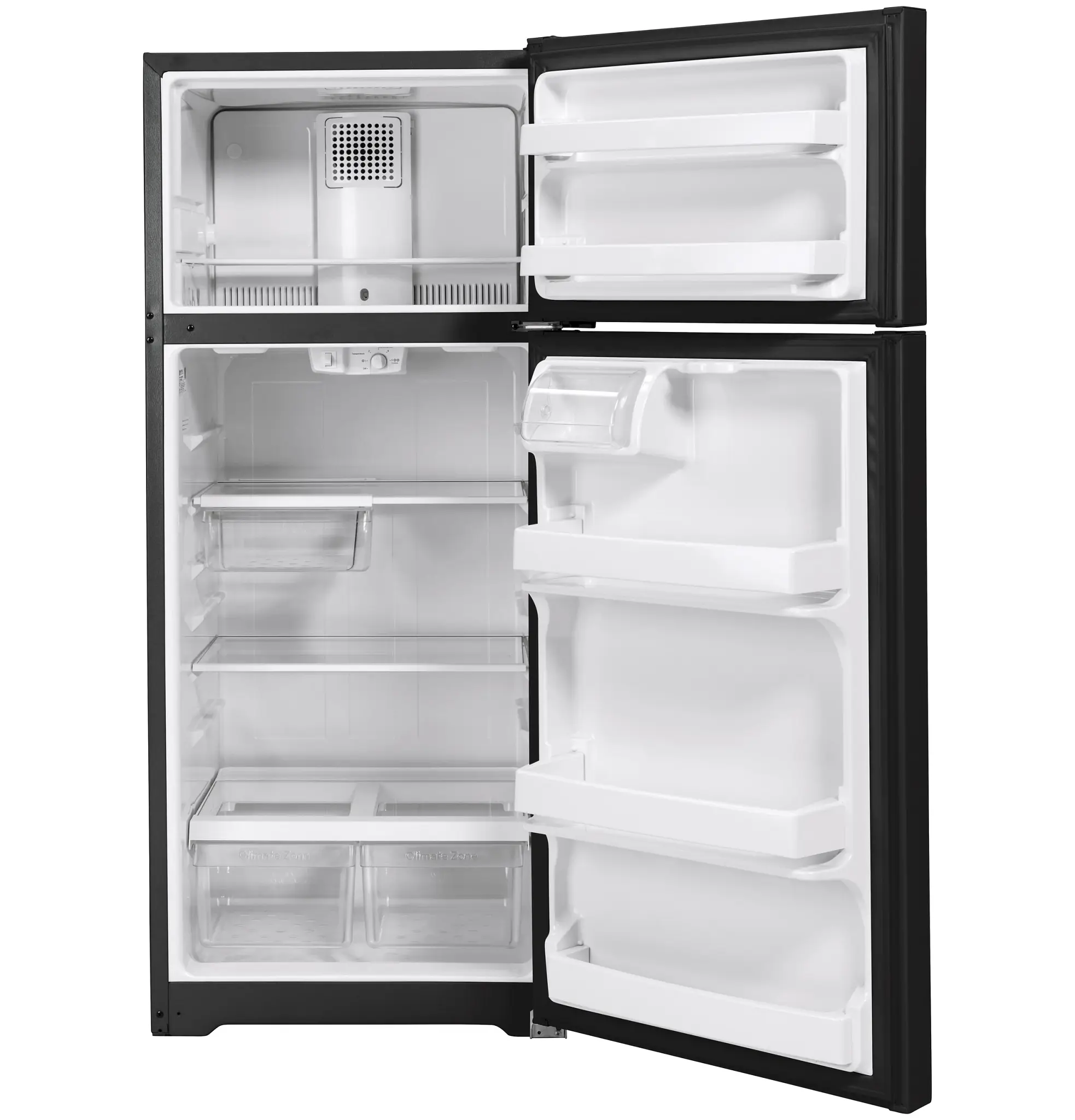Ge 18 Series Black Top Freezer Refrigerator Ge 18 Series Black Top Freezer Refrigerator