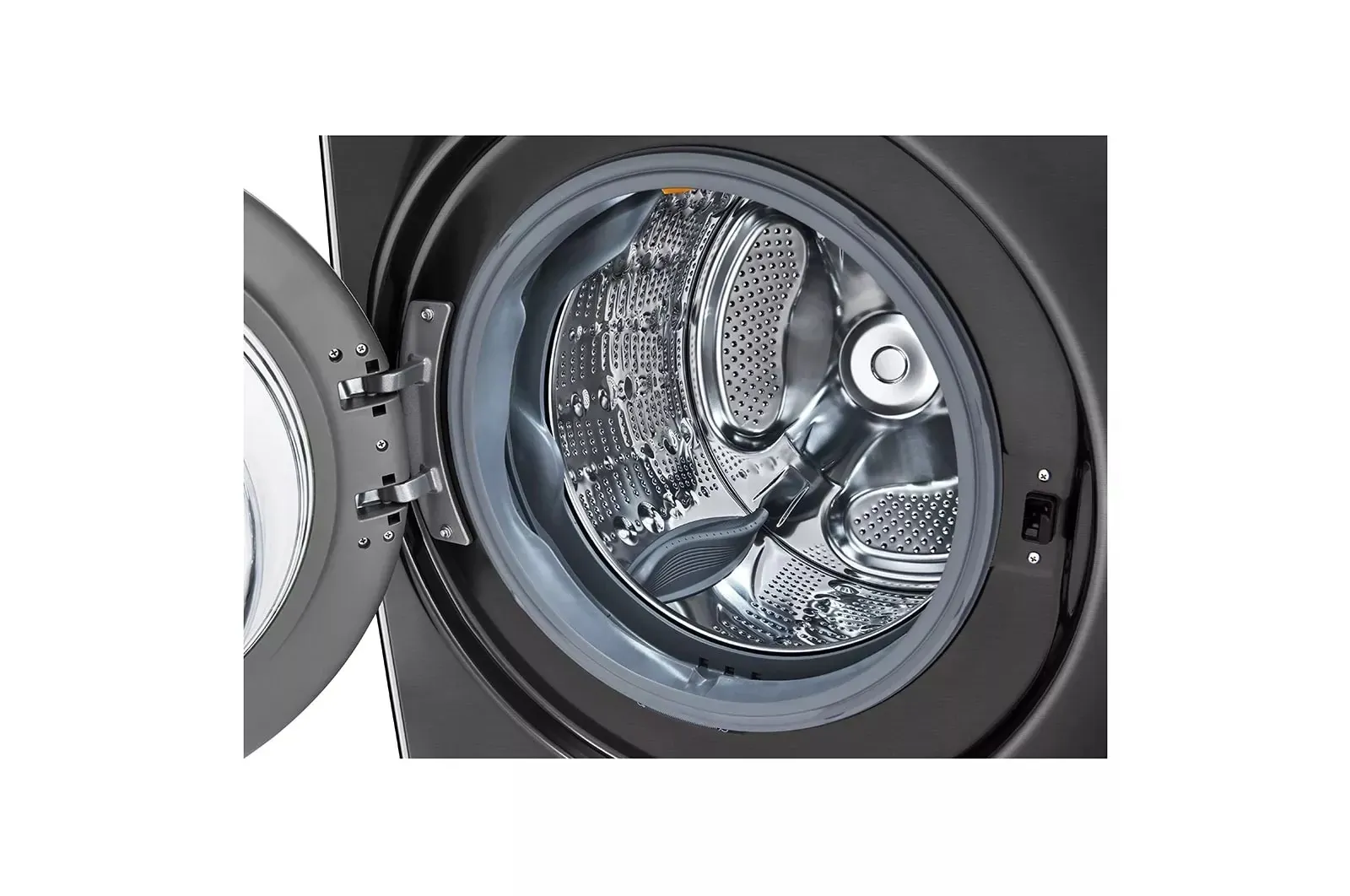 Lg 4000 Series Black Front Load Washer