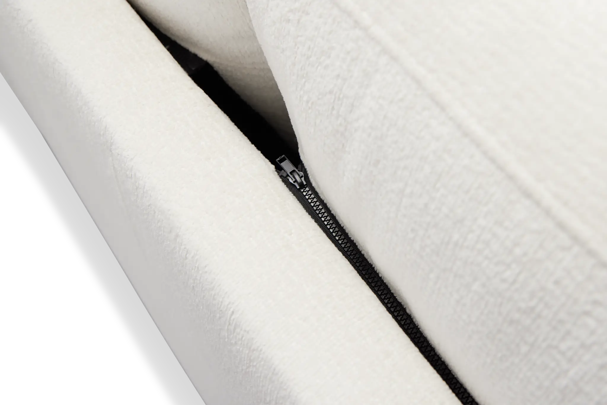 Everly White Fabric Right Chaise Storage Sectional Everly White Fabric Right Chaise Storage Sectional