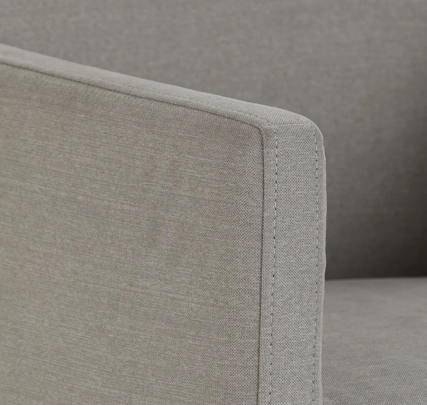 Miami Light Gray Fabric Upholstered Arm Chair Miami Light Gray Fabric Upholstered Arm Chair