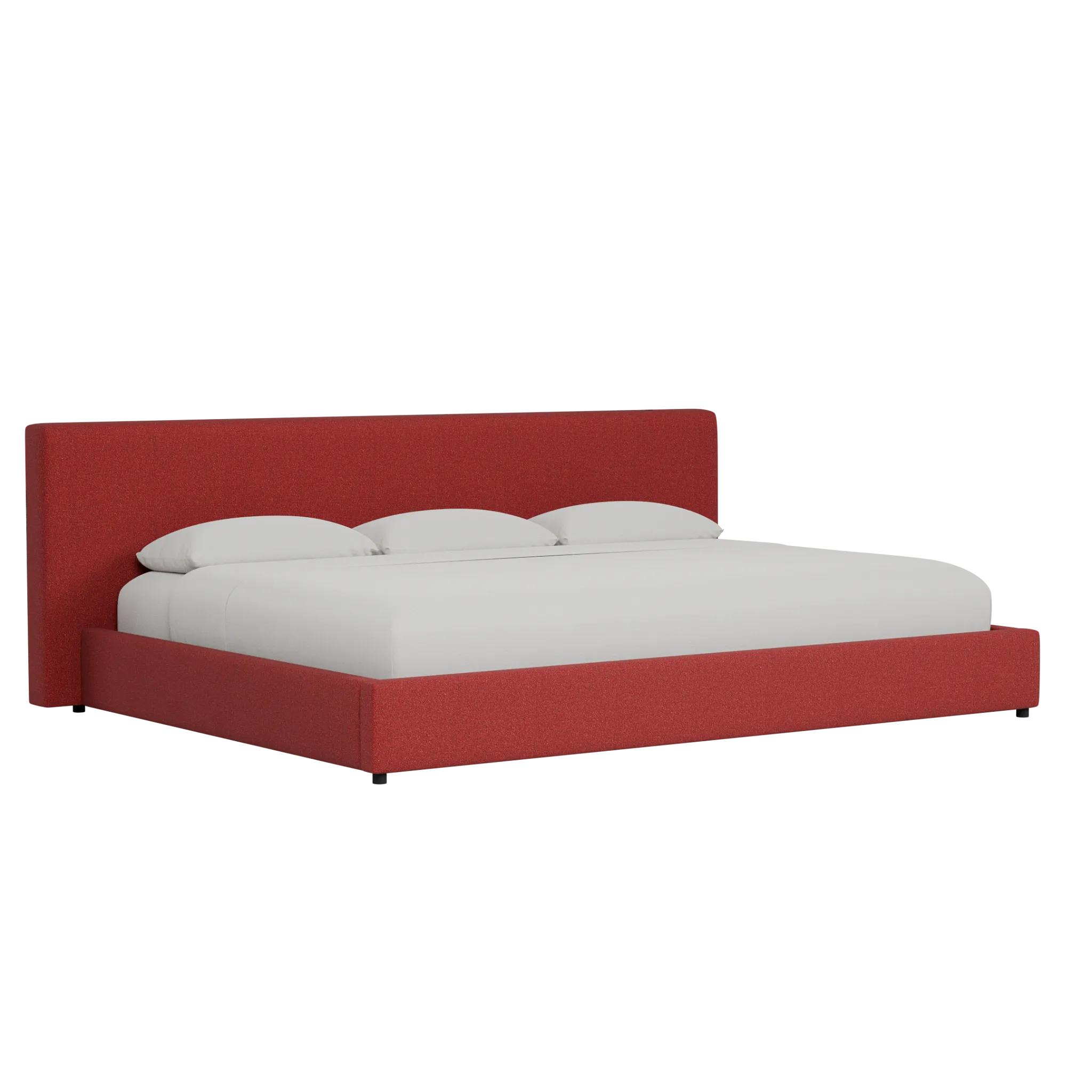 Grayton Elite Red 44" Upholstered Platform Bed