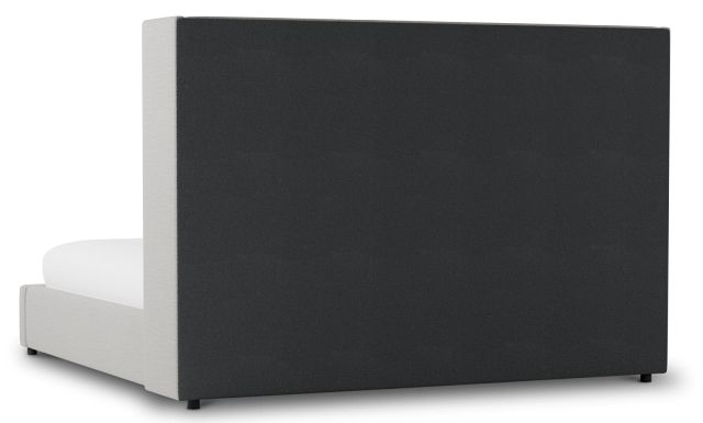 Captiva Maguire Gray 60" Upholstered Shelter Bed