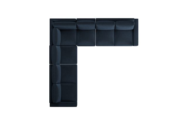 Edgewater Joya Dark Blue Large Two-arm Sectional