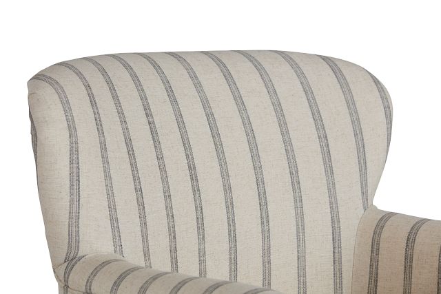 Layla Beige Fabric Accent Chair