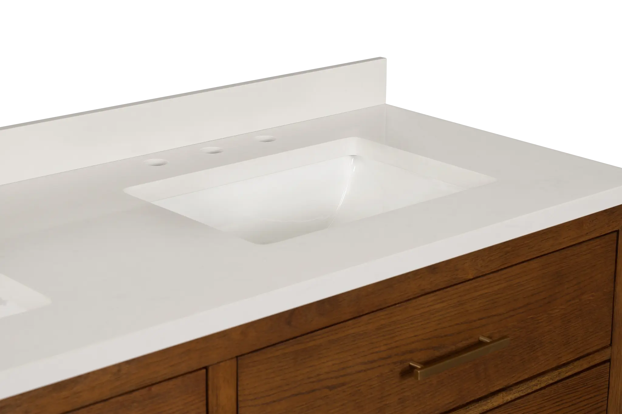 Alden Mid Tone 60" Double Bathroom Vanity Alden Mid Tone 60" Double Bathroom Vanity