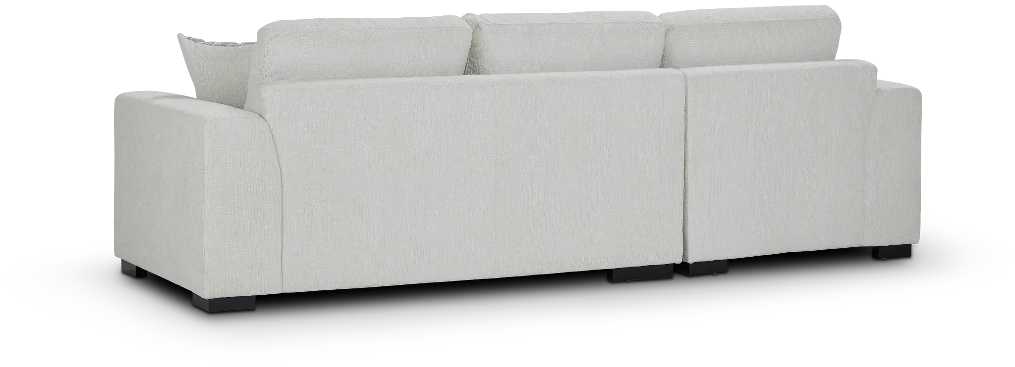 Blakely White Fabric Left Chaise Storage Sectional Blakely White Fabric Left Chaise Storage Sectional