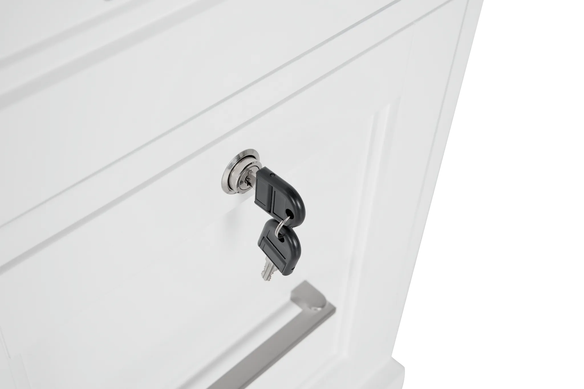 Newport White Peninsula Desk