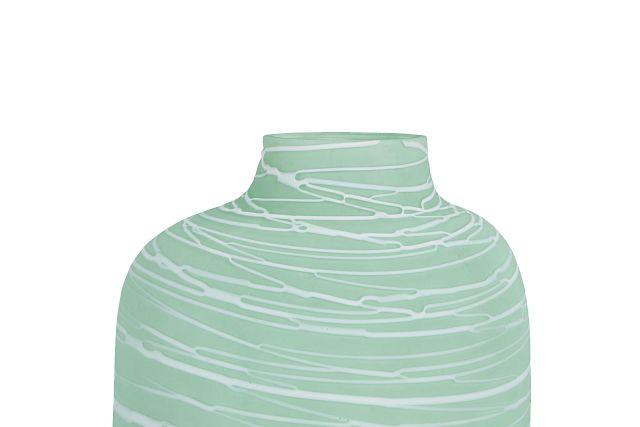 Hayley Green Medium Vase