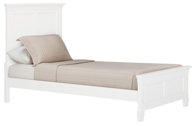 Tamara White Panel Bed