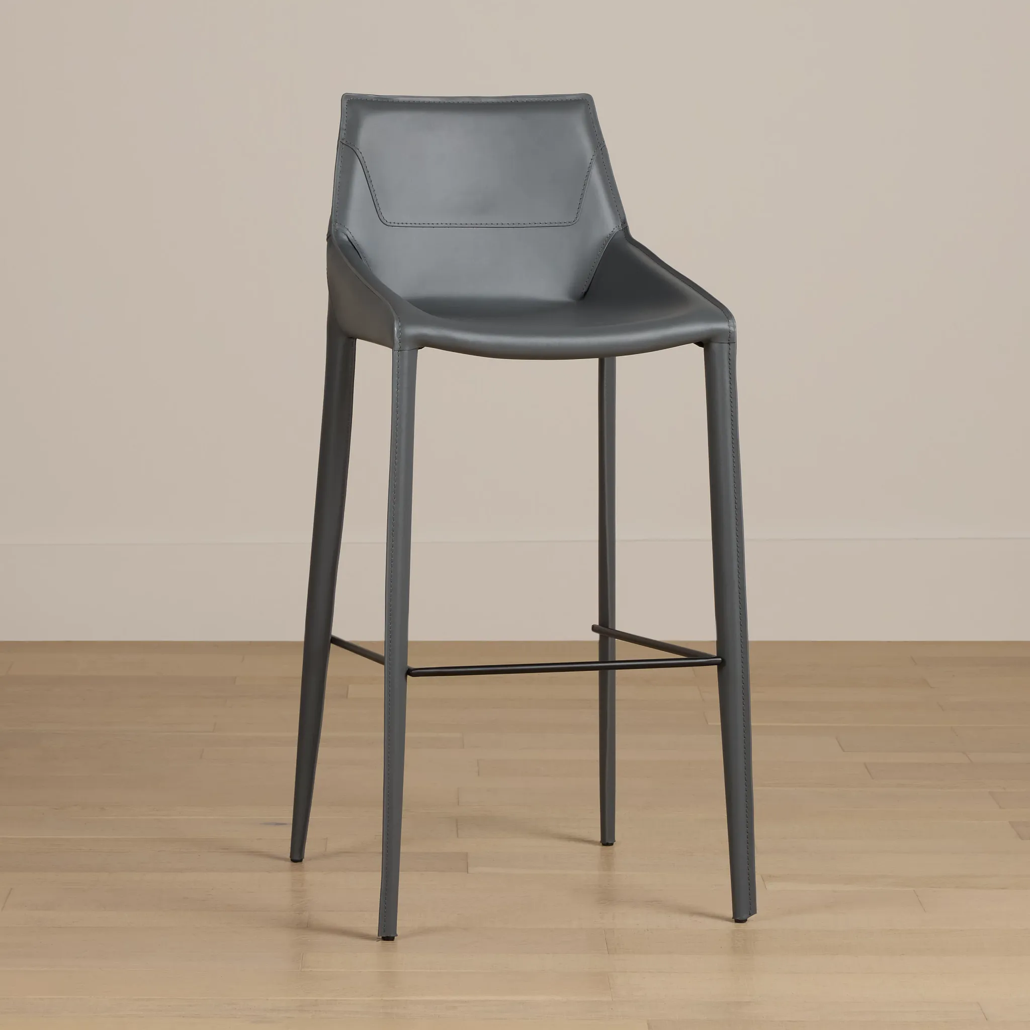 Wayne Gray 30" Upholstered Barstool