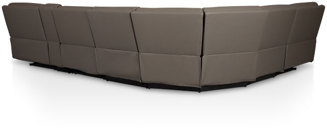 Rhett Gray Micro Large Two-arm Manually Reclining Sectional