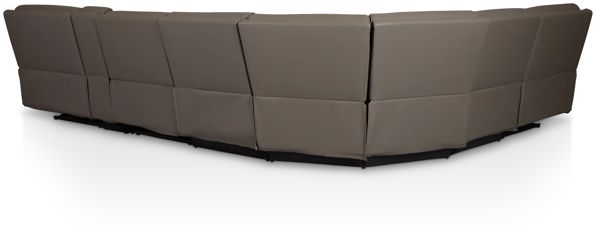 Rhett Gray Micro Large Two-arm Manually Reclining Sectional