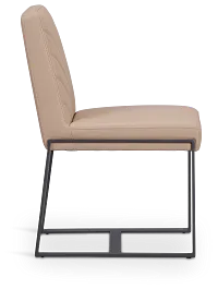 Harlem Taupe Upholstered Side Chair