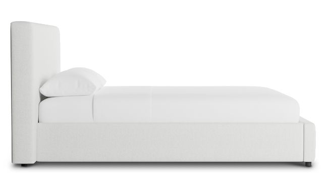 Grayton Elite Ivory 44" Upholstered Platform Bed