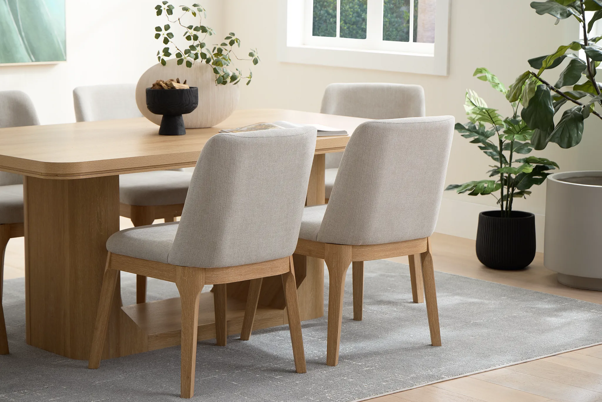 Emory Light Tone Upholstered Side Chair