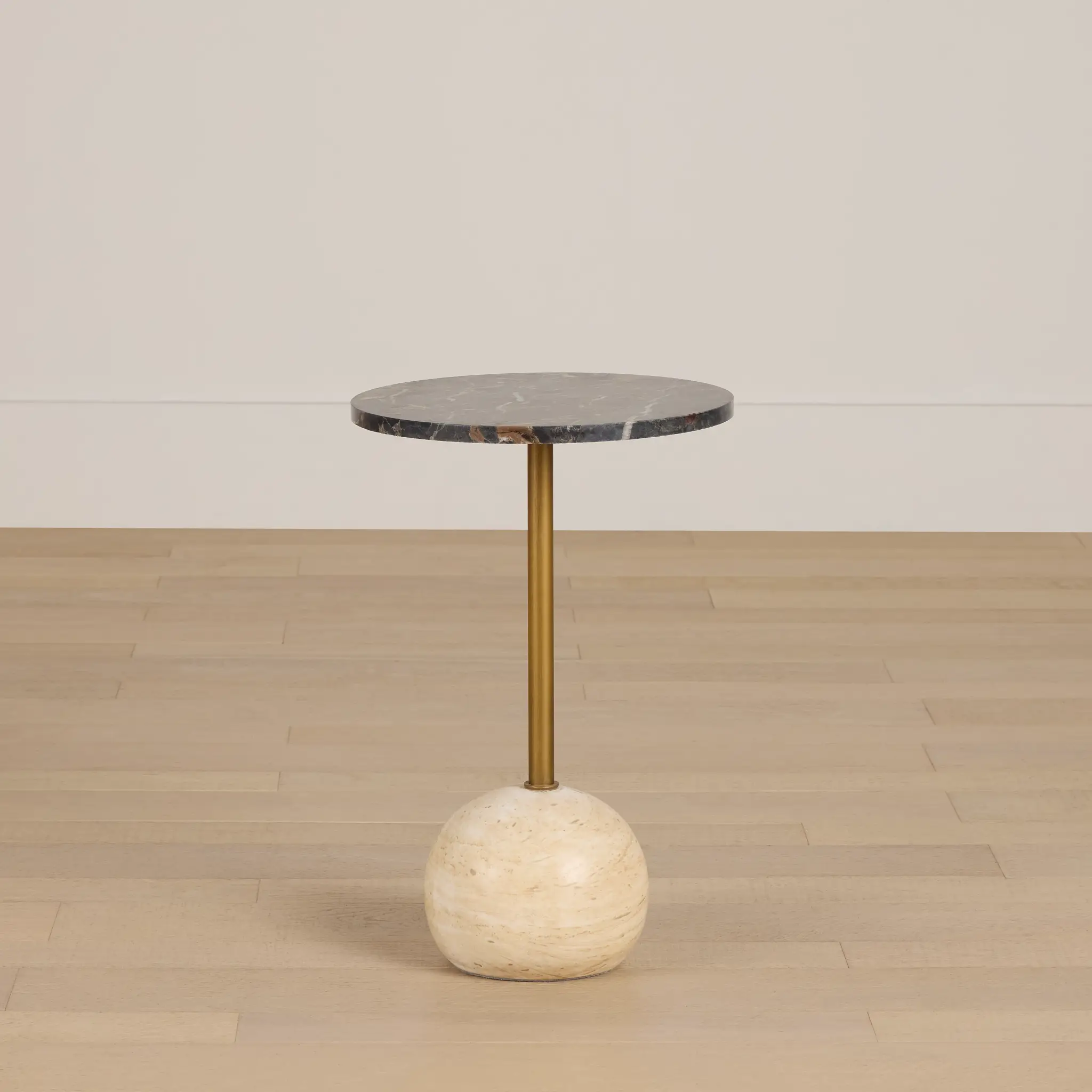 Dolli Beige Round End Table Dolli Beige Round End Table