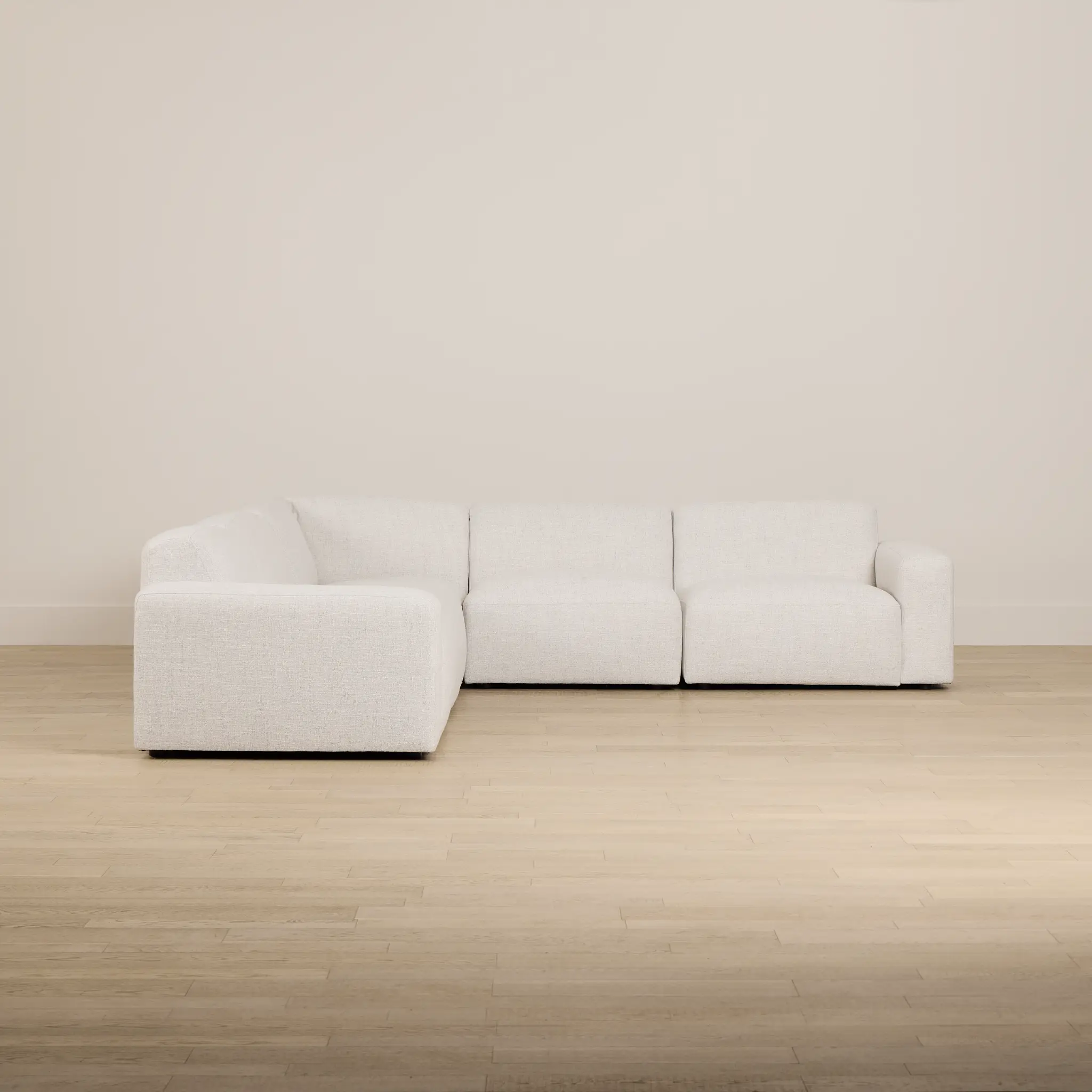 Baylor Light Beige Fabric 5-piece Modular Sectional Baylor Light Beige Fabric 5-piece Modular Sectional