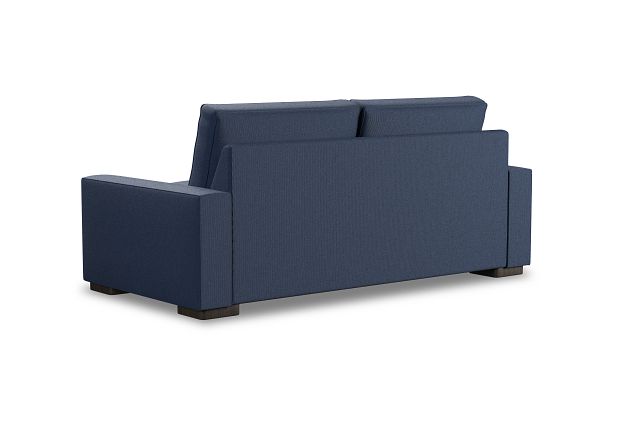 Edgewater Revenue Dark Blue 84" Sofa W/ 2 Cushions