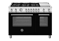 Bertazzoni 486 Series Black 48" Gas Range