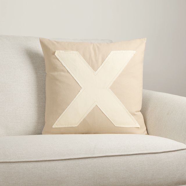 Lovey Ivory 20" Square Accent Pillow