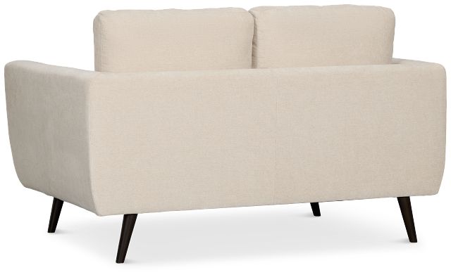 Indie Beige Fabric Loveseat