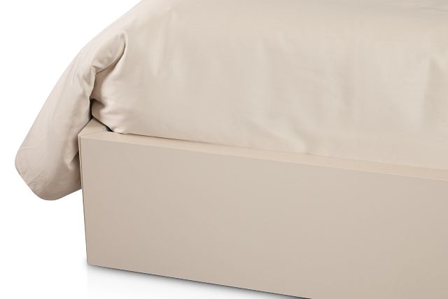Brasilia Light Beige Platform Bed