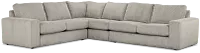 Charlie Gray Fabric Medium Two-arm Sectional