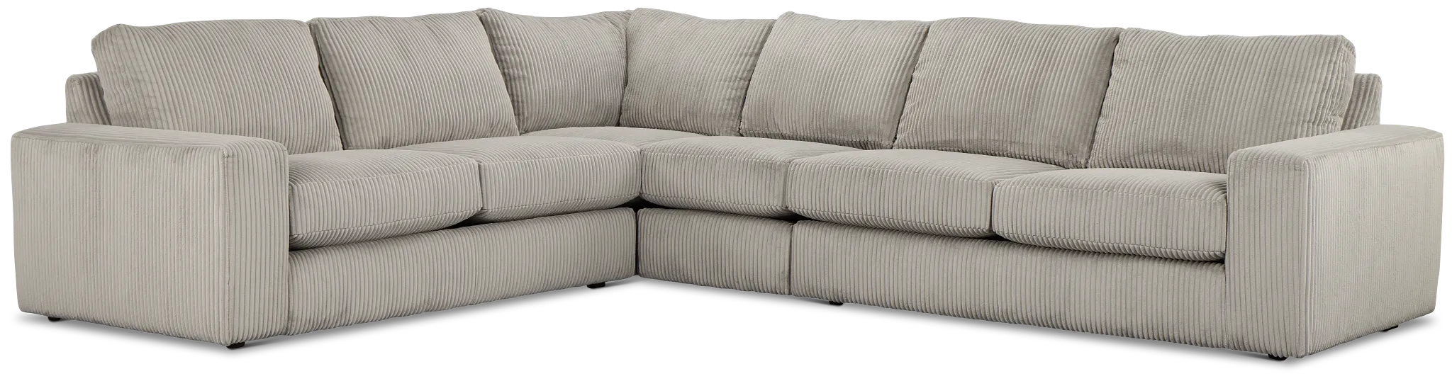 Charlie Gray Fabric Medium Two-arm Sectional