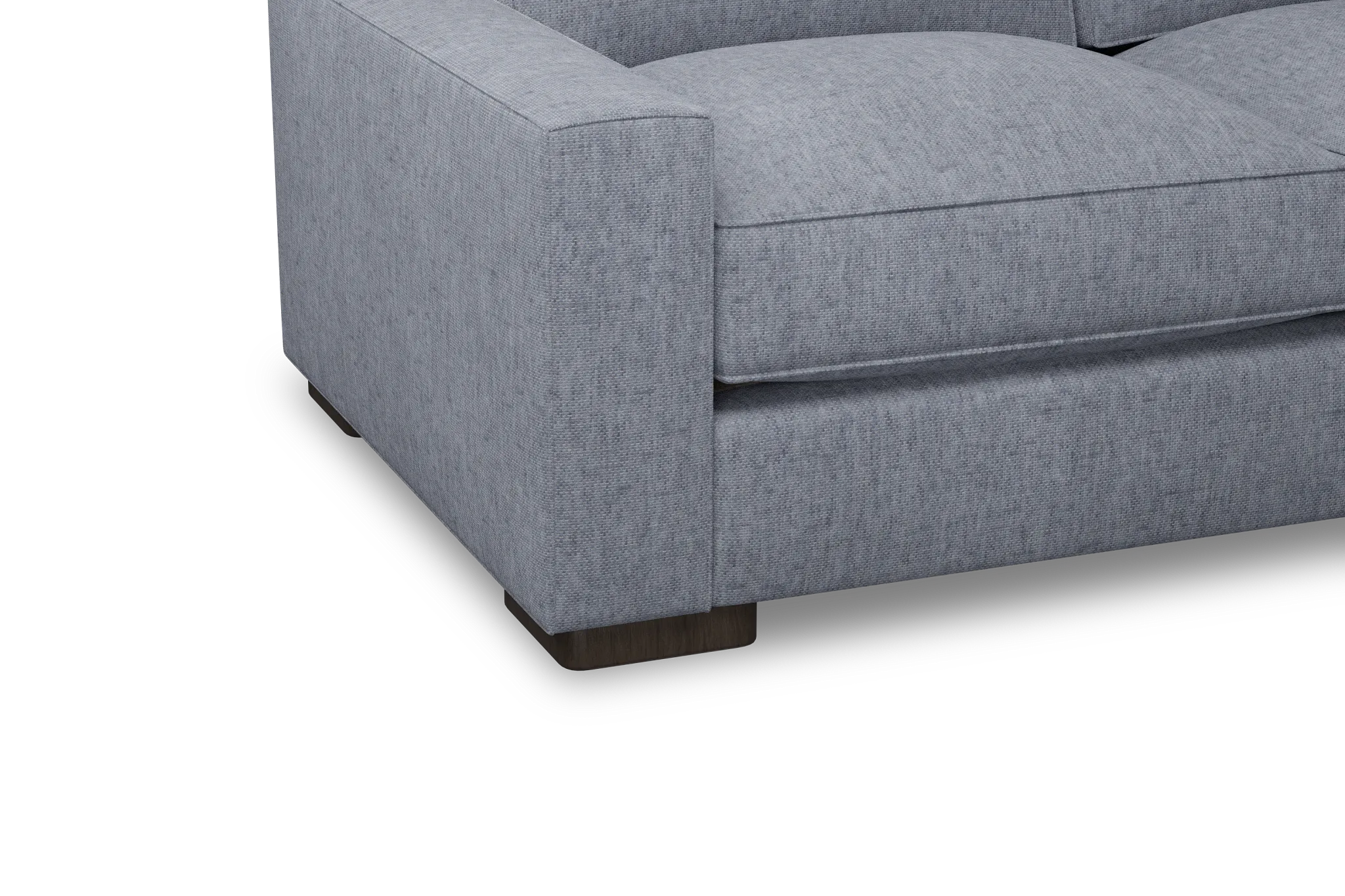 Edgewater Elevation Gray Large Right Chaise Sectional