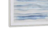 Yonder Blue Framed Canvas Wall Art