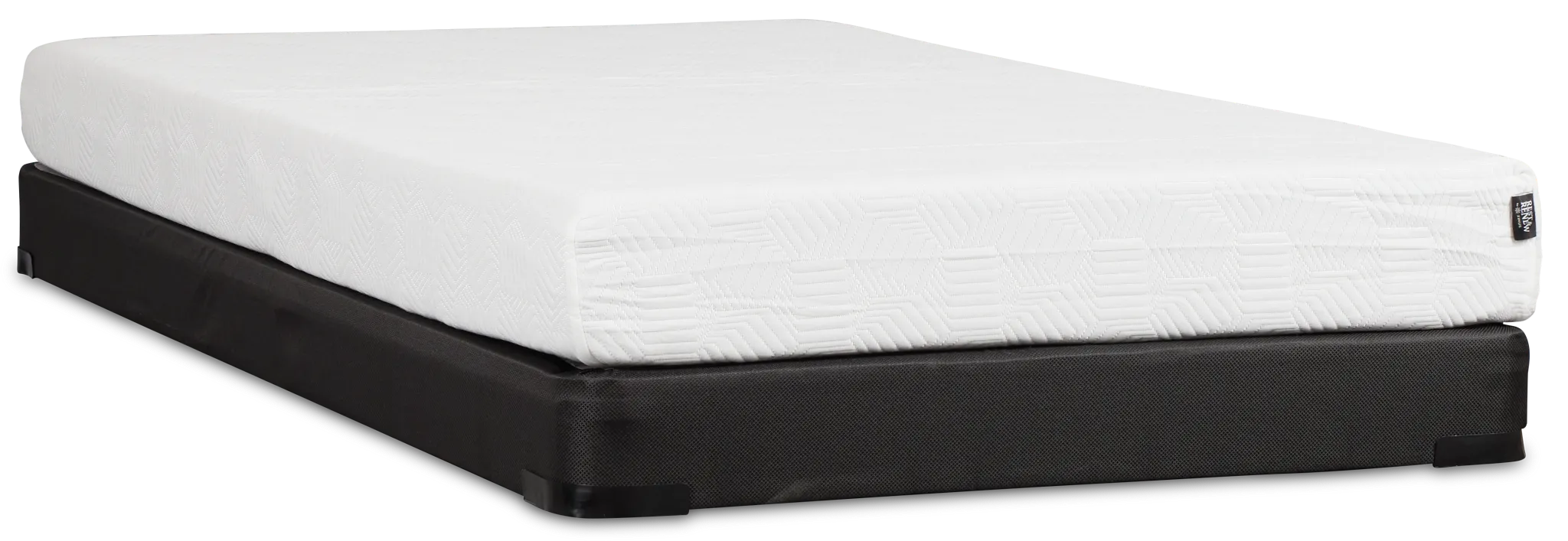 Rest & Renew By Zinus Gel Memory Foam Mattress 6" Firm Low-profile Mattress Set