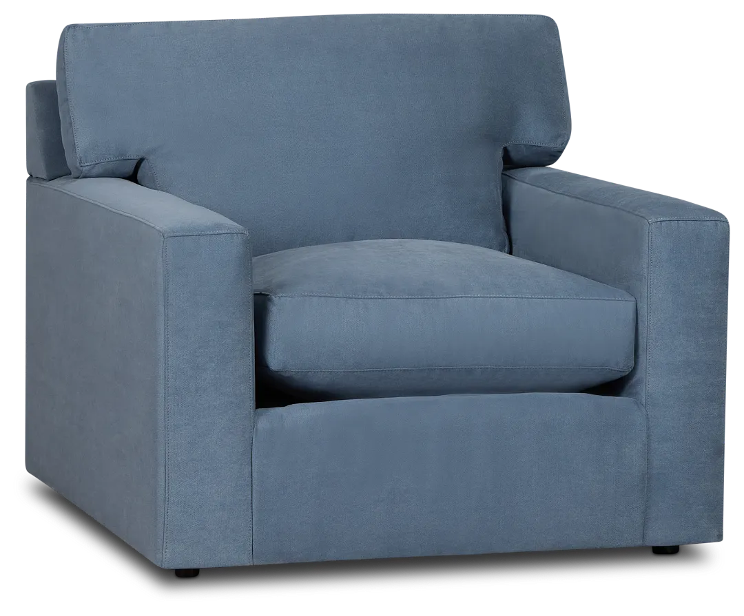 Hudson Blue Fabric Chair